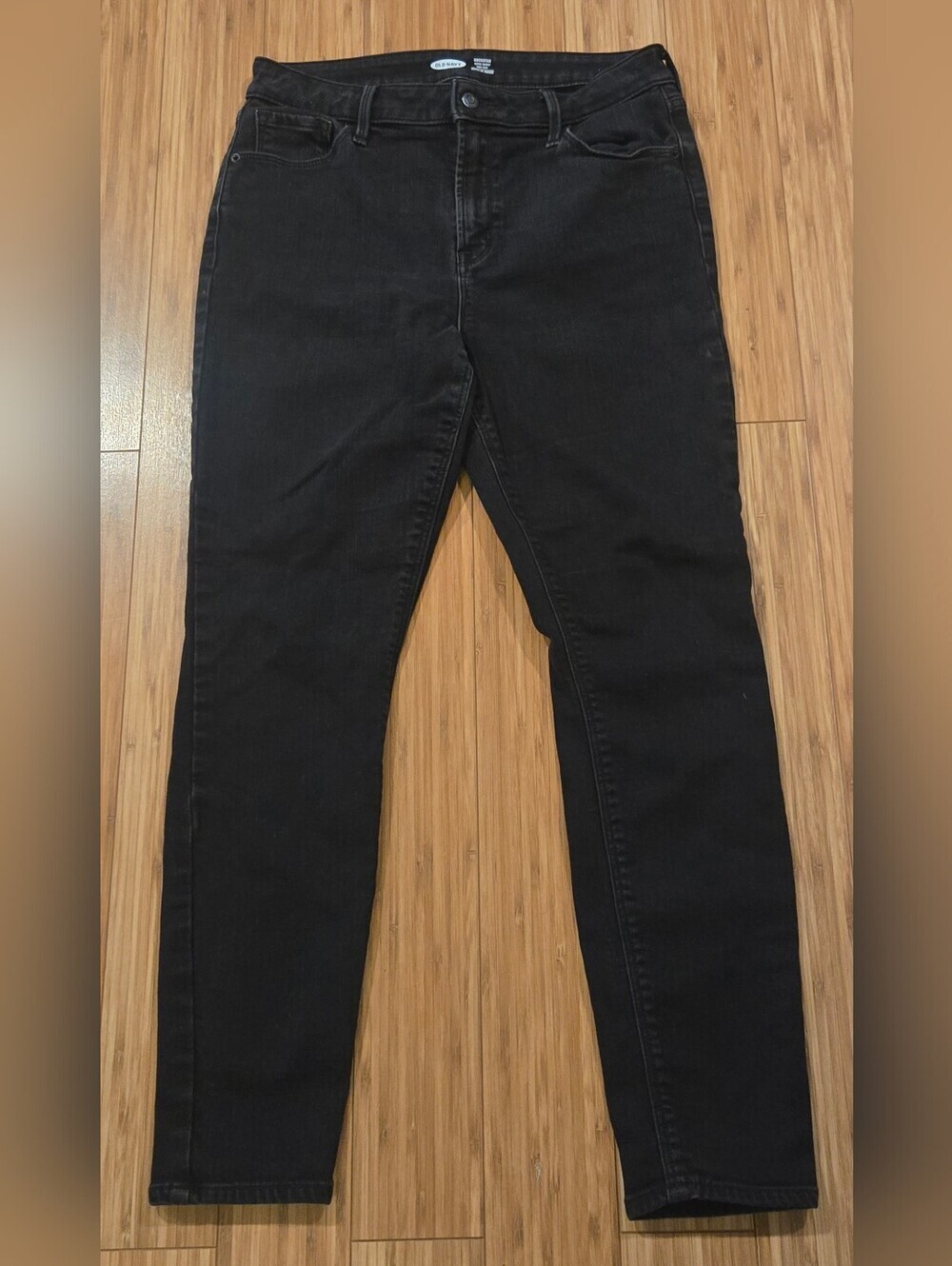 Old Navy Soft Black High-Rise Skinny Jeans